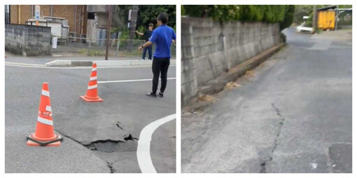 宮崎7.1強震「鹿兒島山崩驚險畫面曝」！道路裂開、木造房倒塌 民眾奔逃釀3傷