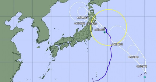 雙颱襲日！山神跟隨瑪莉亞直撲日本東北 近4萬居民收避難指示