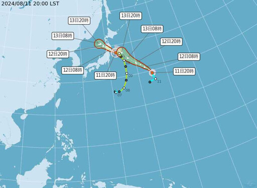 雙颱襲日！山神跟隨瑪莉亞直撲日本東北 近4萬居民收避難指示