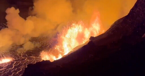 世界最活躍火山之一！夏威夷第2大火山再次爆發 熔岩狂噴80公尺高