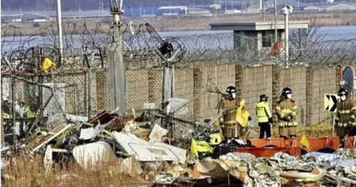 濟州航空失事客機「殘骸突起火」 警扣押搜索務安機場