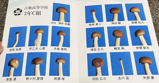 日網紅為鴻禧菇拍「畢業紀念冊」 影片瘋傳笑翻百萬人