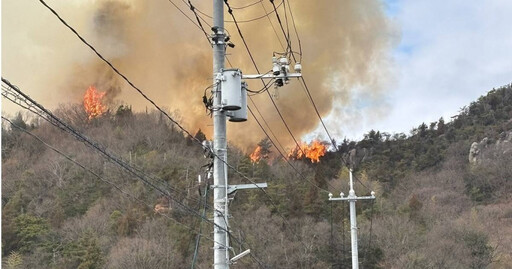 日本廣島嚴重山火約2公頃面積被燒毀 疑自衛隊射擊訓練釀禍