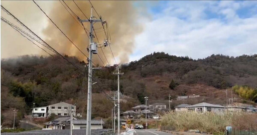 日本廣島嚴重山火約2公頃面積被燒毀 疑自衛隊射擊訓練釀禍