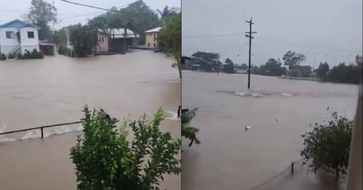 連日豪雨引發嚴重洪水侵襲「至少1人死亡」 澳洲東北部數千居民急撤離