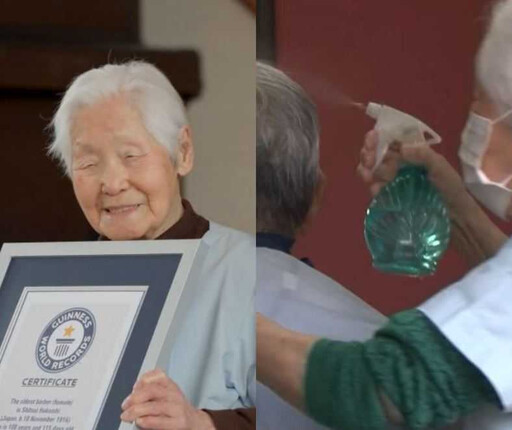 108歲最強阿嬤「從業94年」獲世界最高齡理容師 笑說：還能繼續剪下去