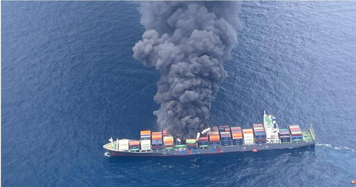 萬海貨輪海上爆炸起火!2船員「全身40%燒燙傷」未脫險 2台人生死未卜