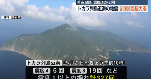 吐噶喇列島三天327震！網憂再現「311式大震前兆」 專家：仍可能出現規模6以上地震