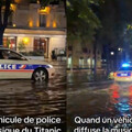 巴黎大淹水！法警車涉水巡邏播放「鐵達尼號主題曲」 網笑：太幽默了吧