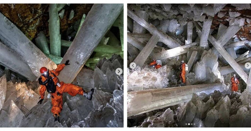墨西哥地底最致命奇景 水晶洞美得像「自然西斯汀禮拜堂」 數分鐘恐奪命