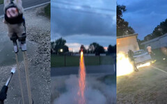 Labubu煙火變導彈！空中急轉90度衝向人群 網笑：根本是惡魔