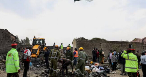 肯亞醫療專機墜毀住宅區「釀6死2傷」 目擊者驚呼：空中起火、震動整棟樓