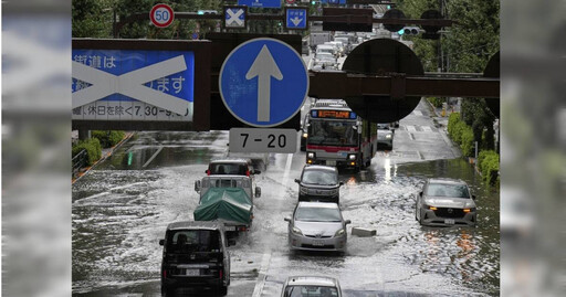 時雨量破百毫米!日本首都圈工人遭壓亡、船長失蹤 車站淹成水樂園