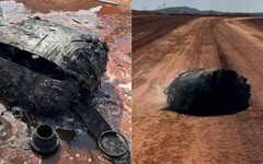 礦區發現冒煙金屬體 澳洲驚現墜落巨物「疑似太空碎片」