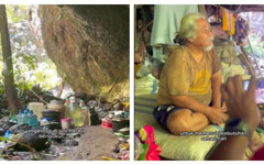 男子獨居山洞逾20年！他拒絕現代生活「無電無網」 靠訪客接濟與雨水生存