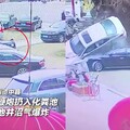 中國屁孩「鞭炮炸下水道」！8輛豪車噴飛、地破大洞 天價維修費曝光