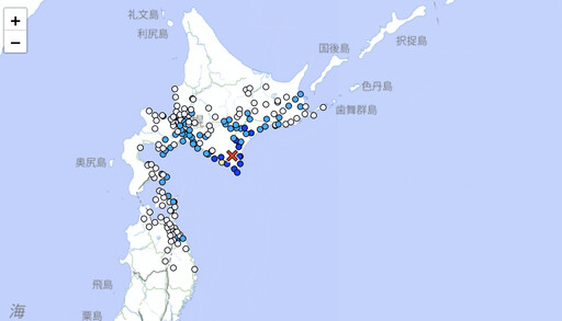 北海道南部規模5.3地震！最大震度達4級 多地區有感搖晃