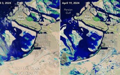 杜拜積極現代化建設卻阻礙天然排洪 衛星影像驚見多處暴雨災區