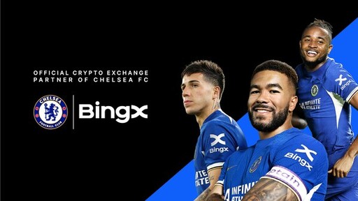 BingX加密交易所成為切爾西足球俱樂部官方合作夥伴
