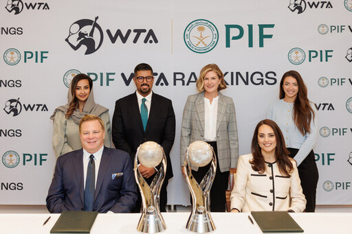 PIF 與 WTA 達成多年合作協議，加速全球女子網球成長