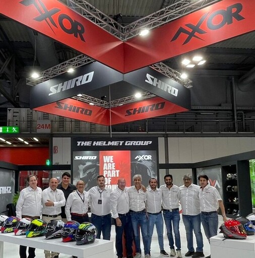 AXOR Helmets 在米蘭 EICMA 2024 上大放異彩，與全球接軌