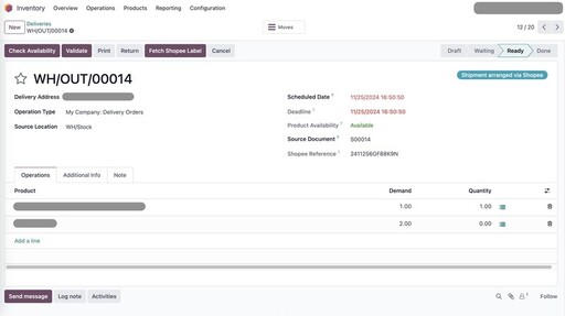 Odoo 推出 Shopee 蝦皮連接功能，支援亞洲區全通路電商