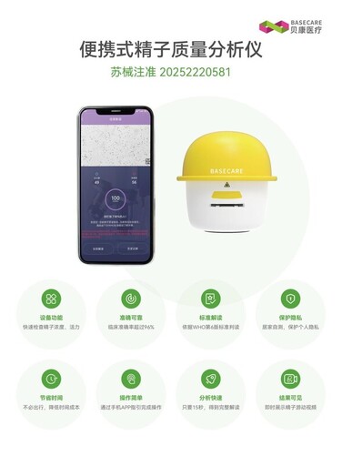 貝康醫療（2170.HK）首推智能家用精子檢測儀 實現「B+C」全場景智能覆蓋擴展