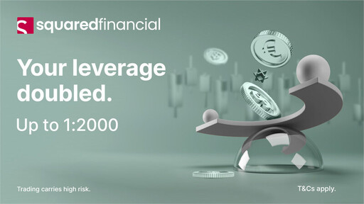 SquaredFinancial 提升槓桿率達 1:2000,賦予交易者更大靈活度