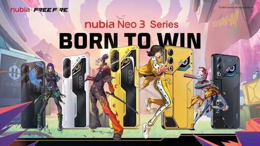 Born to Win：nubia Neo 3系列成為《Garena Free Fire》官方聯名電競手機