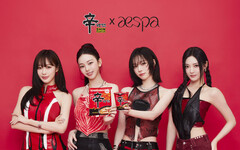 農心發佈由aespa出演的辛拉麵全球廣告片
