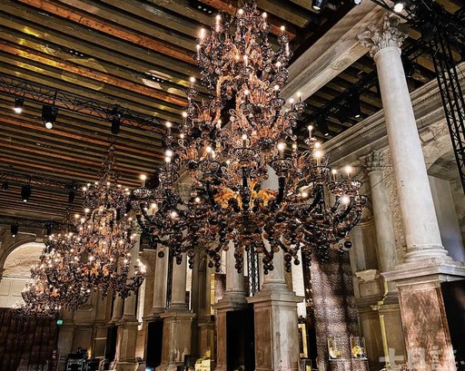 威尼斯玻璃藝術節 D&G遇見13世紀Barovier&Toso水晶燈