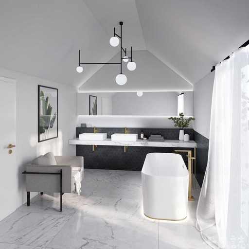 你的浴室還是白色? 金、黑、彩色衛浴設備新潮流隆重登場