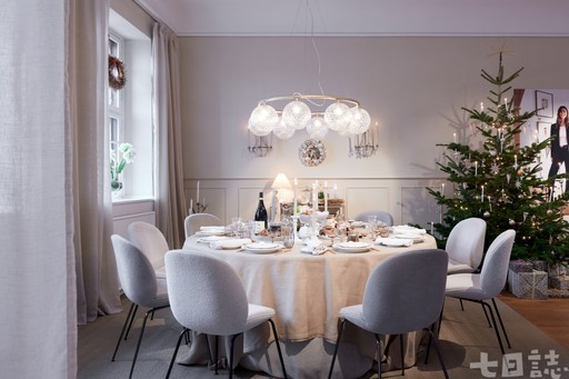 丹麥、英倫奢華優雅聖誕餐桌 跟著這樣佈置就對了