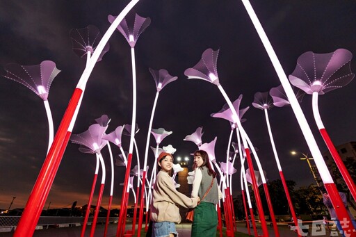 八腳大海怪、巨人花朵、寶可夢都來了 最奇幻台灣燈會在高雄