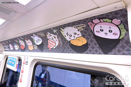 北捷變身移動壽司店 桃捷彩繪列車雙城行