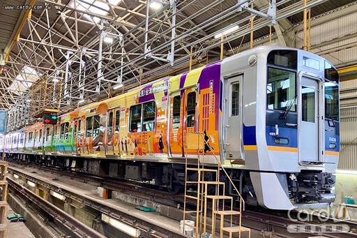 北捷變身移動壽司店 桃捷彩繪列車雙城行