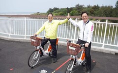 雙新自行車道跨橋工程正式啟用 桃竹合作新里程碑