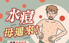 水痘毋通來 臺東縣衛生局呼籲家長留意幼童健康落實個人衛生 小心不要成為「痘痘」龍