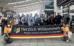 德國高中姊妹校來訪 文藻德文系學生當嚮導接待