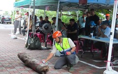 因應汛期來臨，臺東分署辦理漂流木檢查站兵推演練