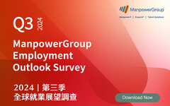 ManpowerGroup 全球就業展望調查：2024 年第三季台灣就業展望 18% 醫療保健和生命科學業人才需求達高峰 能源業就業展望創新低