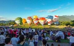 PIBALL !2024臺灣國際熱氣球嘉年華盛大登場 開幕自由飛熱氣球翱翔妝點臺東天空