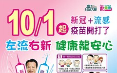 「左流右新」11月起擴大接種族群 嘉義縣開放企業揪團到場服務