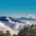 大雪山壯麗雲海晚霞映照秋日夕陽 讓我們看雲去