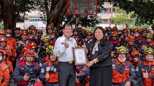 快搜部隊展開地震救援演練 強化搜救應變能力