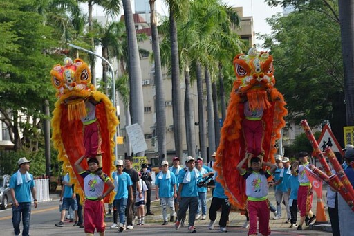 臺南大學首度迎接府城隍遶境神轎進校園 百年學府見證臺南信仰文化傳承新里程