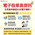 彰化縣電子稅單新申辦送好禮 節能減碳真便利