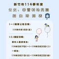 竹市公共化幼兒園招生5/19起線上登記 邱臣遠代理市長：落實新竹好學！擴大2歲班量能、減輕家長育兒負擔