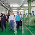 翁縣長前往布袋鎮P2抽水站視察嘉義縣防汛整備情形