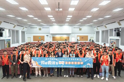 竹市辦理114年EMT-1繼續教育訓練 強化備役役男救護量能 邱臣遠代理市長:厚植救護力 打造緊急應變城市
